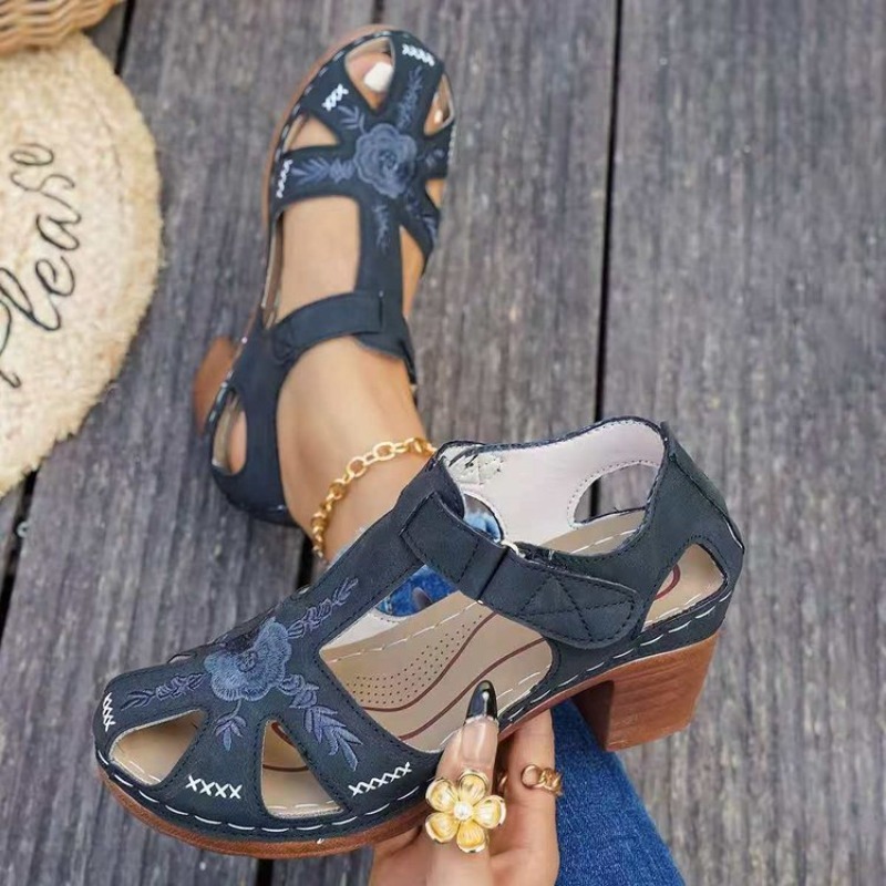 Formal Women Daily Wear Sandals - Sandales pour femmes à talon bloc