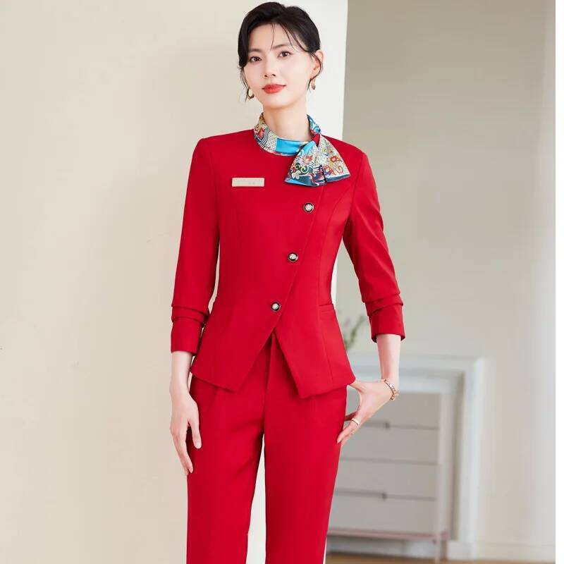 Women Formal Wear Blazer Set - Taille grande Styles élégants formels pantalons
