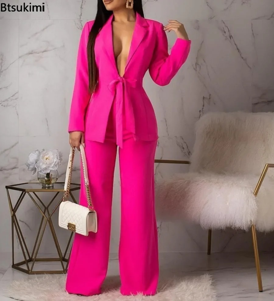 Nouvel ensemble tailleur-panta - Women Formal Wear Blazer Set avis et prix