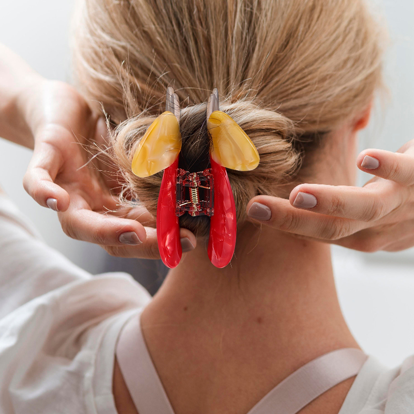 Pince à cheveux en acétate en  - Formal Wear Hairstyles For Women avis et prix